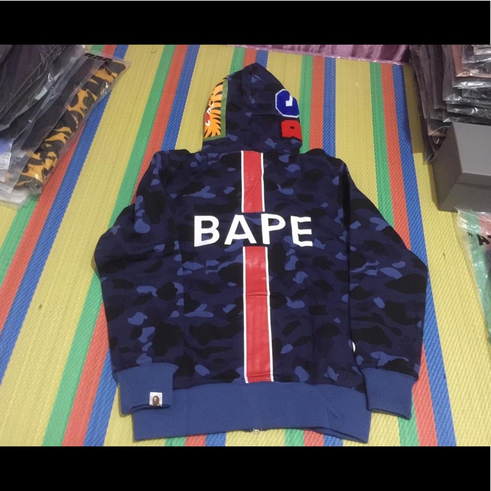 Bape Jordan PSG Hoodie Jacket